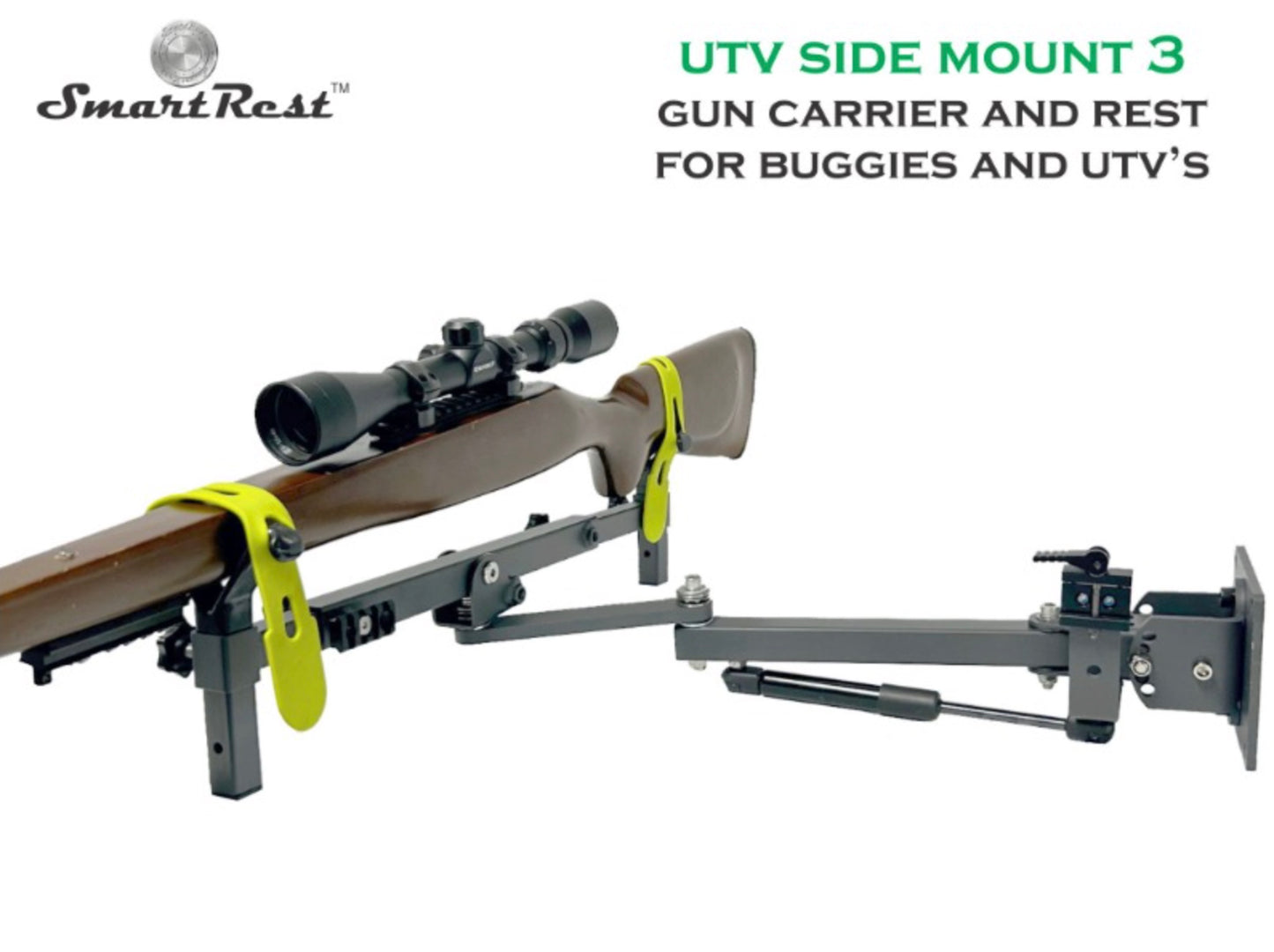SmartRest UTV Gun Rack - Side Mount