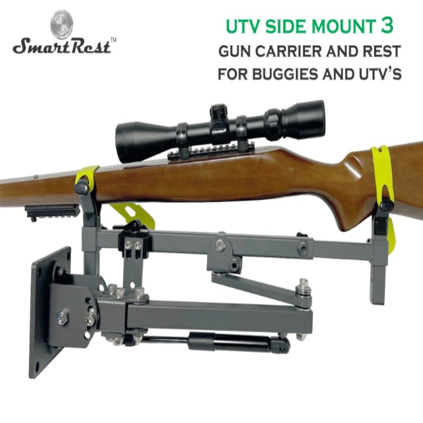 SmartRest UTV Gun Rack - Side Mount